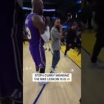 Steph Curry broke out his Nike LeBron 10 id tonight 🔥