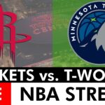 LIVE Houston Rockets vs. Minnesota Timberwolves Live Streaming Scoreboard, Box Score & Play-By-Play
