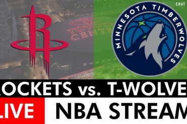 LIVE Houston Rockets vs. Minnesota Timberwolves Live Streaming Scoreboard, Box Score & Play-By-Play