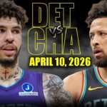 Detroit Pistons vs Charlotte Hornets Full Game Highlights – April 10, 2026 | NBA Season