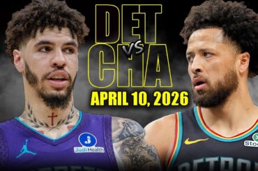 Detroit Pistons vs Charlotte Hornets Full Game Highlights – April 10, 2026 | NBA Season
