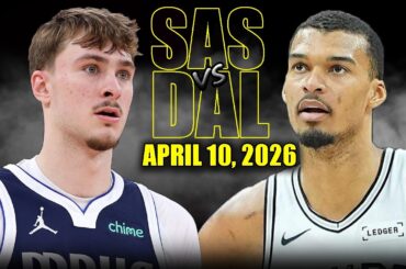 San Antonio Spurs vs Dallas Mavericks Full Game Highlights – April 10, 2026 | NBA Season