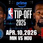 TIMBERWOLVES VS ROCKETS | LIVE NBA Game Play-By-Play Reaction & Scoreboard