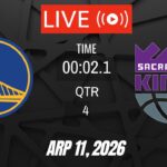 NBA LIVE! Golden State Warriors vs Sacramento Kings  I April 11, 2026 Warriors vs Kings 2K Live