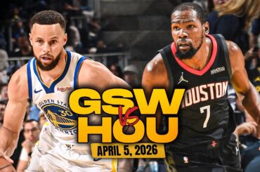 Golden State Warriors vs Houston Rockets Full Game Highlights | April 5, 2026 | FreeDawkins