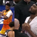 Isaiah Stewart watching Brandon Miller and Duncan Robinson get into it 😂