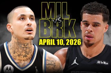 Milwaukee Bucks vs Brooklyn Nets Full Game Highlights – April 10, 2026 | NBA Season