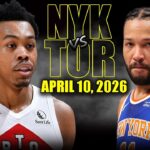 New York Knicks vs Toronto Raptors Full Game Highlights – April 10, 2026 | NBA Season