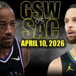 Golden State Warriors vs Sacramento Kings Full Game Highlights – April 10, 2026 | NBA Season