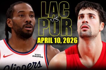 Los Angeles Clippers vs Portland Trail Blazers Full Game Highlights – April 10, 2026 | NBA Season