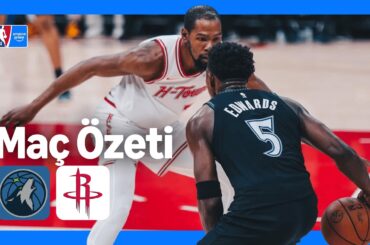 Minnesota Timberwolves - Houston Rockets | Maç Özeti | NBA | Prime Video Türkiye