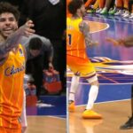 LaMelo taunts Isaiah Stewart after 3 for complaining to ref "Shut yo b**ch a*s up pu**y" 😳