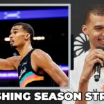 Victor Wembanyama on Finishing Season Strong and Reflecting on Past Year