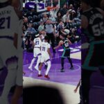 Bench goes CRAZY for Bez's triple-double 👏