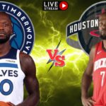 Minnesota Timberwolves vs Houston Rockets/Live Play by Play Reaction