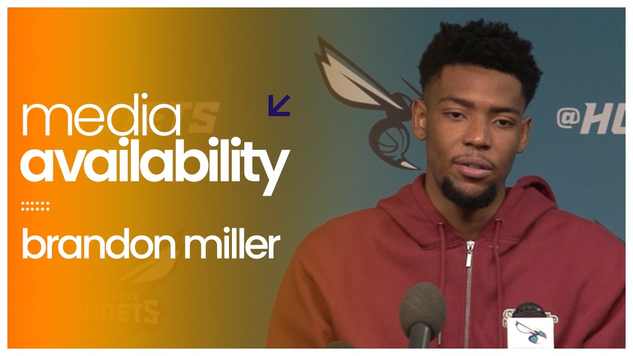 Hornets vs Pistons: Brandon Miller Postgame Media Availability | 4/10/2026