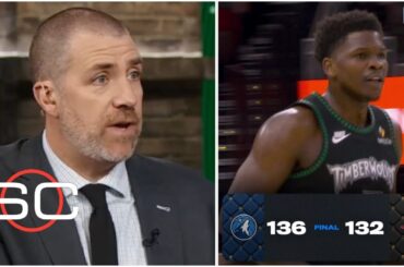 ESPN reacts to Anthony Edwards & the Minnesota Timberwolves snap Houston Rockets' 8-game win streak