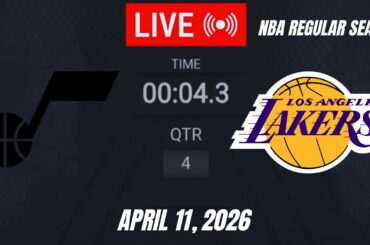 NBA LIVE! Los Angeles Lakers vs Utah Jazz I April 11, 2026| Lakers vs Jazz 2K26