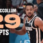 CJ McCollum drops 29 Points as Hawks Clinch Playoff Spot with Win over Cavaliers