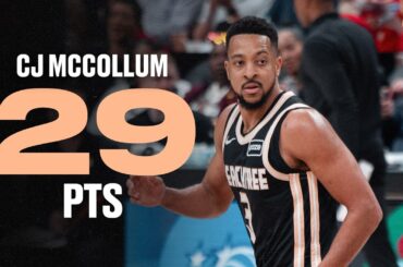 CJ McCollum drops 29 Points as Hawks Clinch Playoff Spot with Win over Cavaliers