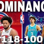Detroit Pistons Established DOMINANCE vs Hornets for 59th Win 118-100🔥
