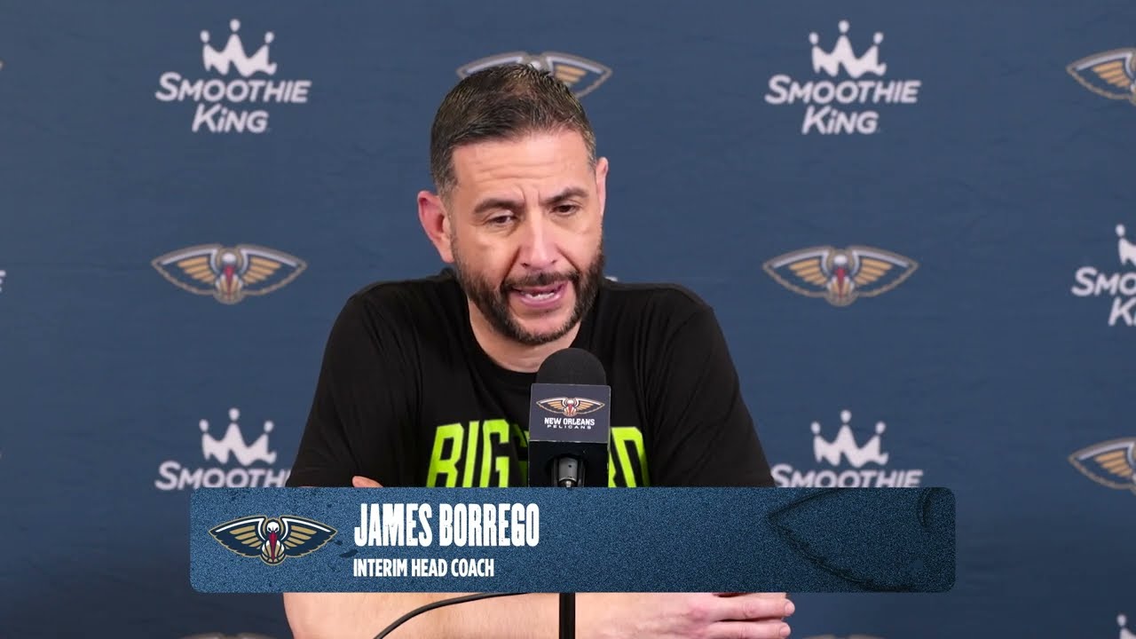 James Borrego | Pelicans-Celtics Postgame Interview 4/10/26