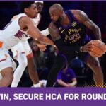 Lakers Beat Suns, CLINCH HOME COURT for 1ST ROUND, Marcus Smart RETURNS!