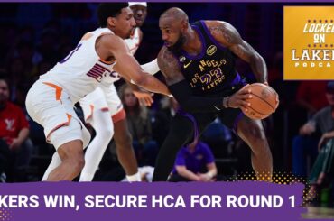 Lakers Beat Suns, CLINCH HOME COURT for 1ST ROUND, Marcus Smart RETURNS!