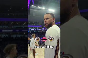 Stephen Curry Caught in 4k | #shorts