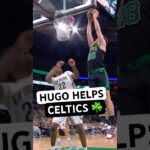 HIGHLIGHTS: Hugo González helps Celtics tie NBA record ☘️ #hugogonzalez #bostonceltics #nba