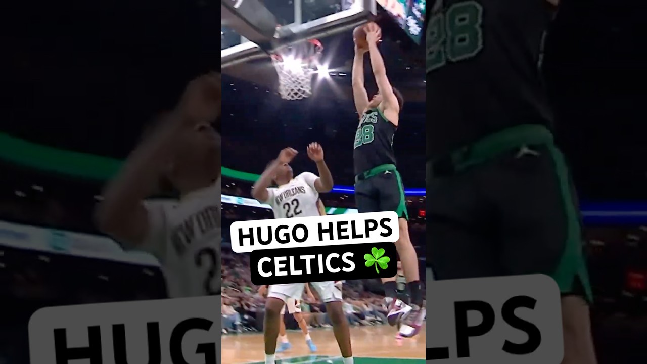 HIGHLIGHTS: Hugo González helps Celtics tie NBA record ☘️ #hugogonzalez #bostonceltics #nba