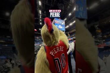Behind the Scenes: Gameday w/ Pierre the Pelican #pelicans #nba