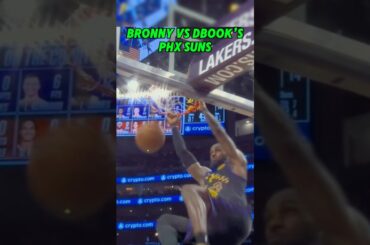 BRONNY JAMES VS DEVIN BOOKER’S PHOENIX SUNS #lakers #lebronjames #hooper #basketball #lakersnation