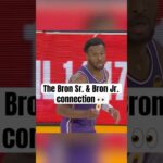 Bronny & LeBron playing like it's the driveway 🔥