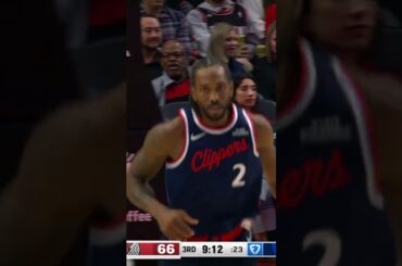 Kawhi creating space 🦾