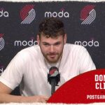 Donovan Clingan On Win vs. Clippers, Fan Support | Portland Trail Blazers | April 10, 2026