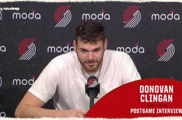 Donovan Clingan On Win vs. Clippers, Fan Support | Portland Trail Blazers | April 10, 2026