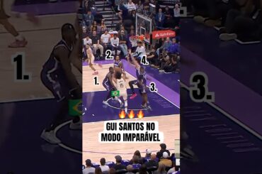 Isso é papo de undaiá, Gui Santos! 🇧🇷😎 #nba