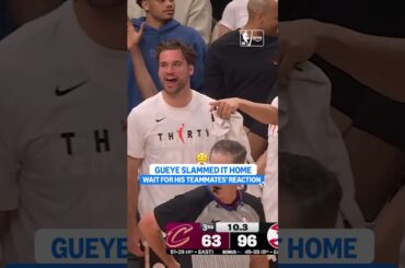 The Atlanta Hawks GOT UP for Gueye 👏🇸🇳 #MouhamedGueye #atlantahawks #nba