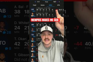 THE MEMPHIS GRIZZLIES MAKE ME SICK BRO 🤮 #Grizzlies #NBA #UtahJazz #Mavericks #NBADraft