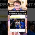 Brandin Podziemski 30 POINT GAME! Warriors vs Kings