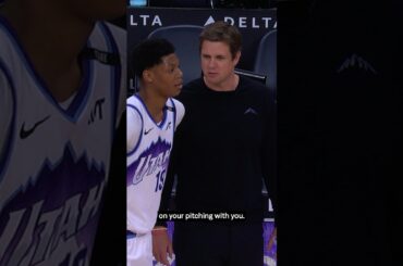 COACH HARDY MIC'D UP 👀🗣️🎤 #utahjazz #willhardy #micdup #behindthescenes #bts #nba #acebailey