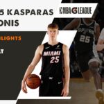 Lithuanian KASPARAS JAKUCIONIS 16 PTS / 5 REB / 4 AST Miami Heat game highlights