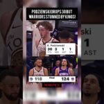 Podziemski DROPS 30 But Warriors STUNNED by Kings!#nba #nbashorts #basketball #sports #usa #uk