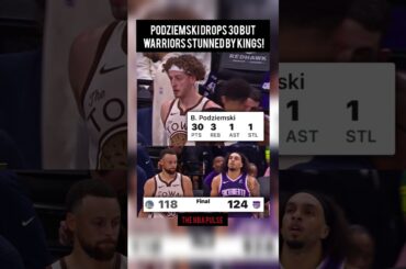 Podziemski DROPS 30 But Warriors STUNNED by Kings!#nba #nbashorts #basketball #sports #usa #uk
