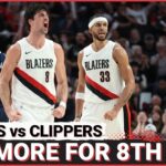 Trail Blazers Dominate the Clippers to Move One Win Away from 8th | Deni Shines, Defense Steps Up