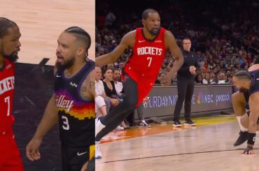 Dillon Brooks has words for Kevin Durant then KD absolutely cooks him on next play 😂