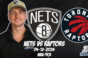 Brooklyn Nets vs Toronto Raptors 4/12/26 NBA Free Picks & Prediction | NBA Betting Tips