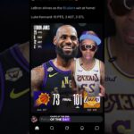 First Option LeBron James hits 12K assists sets down Phoenix Suns #nba