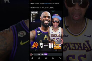 First Option LeBron James hits 12K assists sets down Phoenix Suns #nba